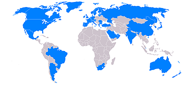 Money laundering finances terrorist organizations worldwide (Image: By Masterdeis (Own work) [GFDL (www.gnu.org/copyleft/fdl.html) or CC-BY-SA-3.0-2.5-2.0-1.0 (www.creativecommons.org/licenses/by-sa/3.0)], via Wikimedia Commons)