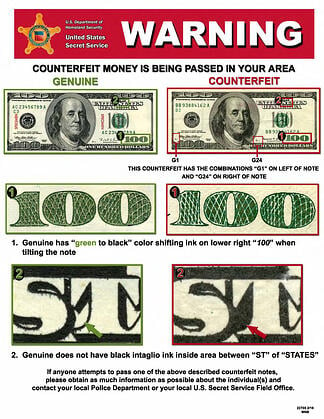 How to tell if your money is real 5 0