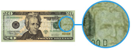 detect counterfeit money