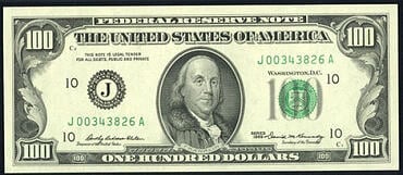 old 100 dollar bill